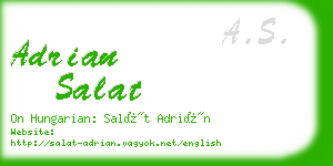 adrian salat business card